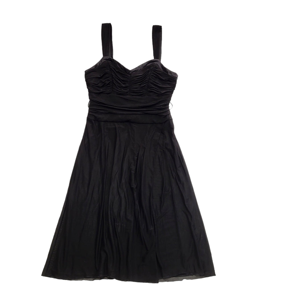 Next 90s Vintage Black Sleeveless Party Dress Women's Size 14
