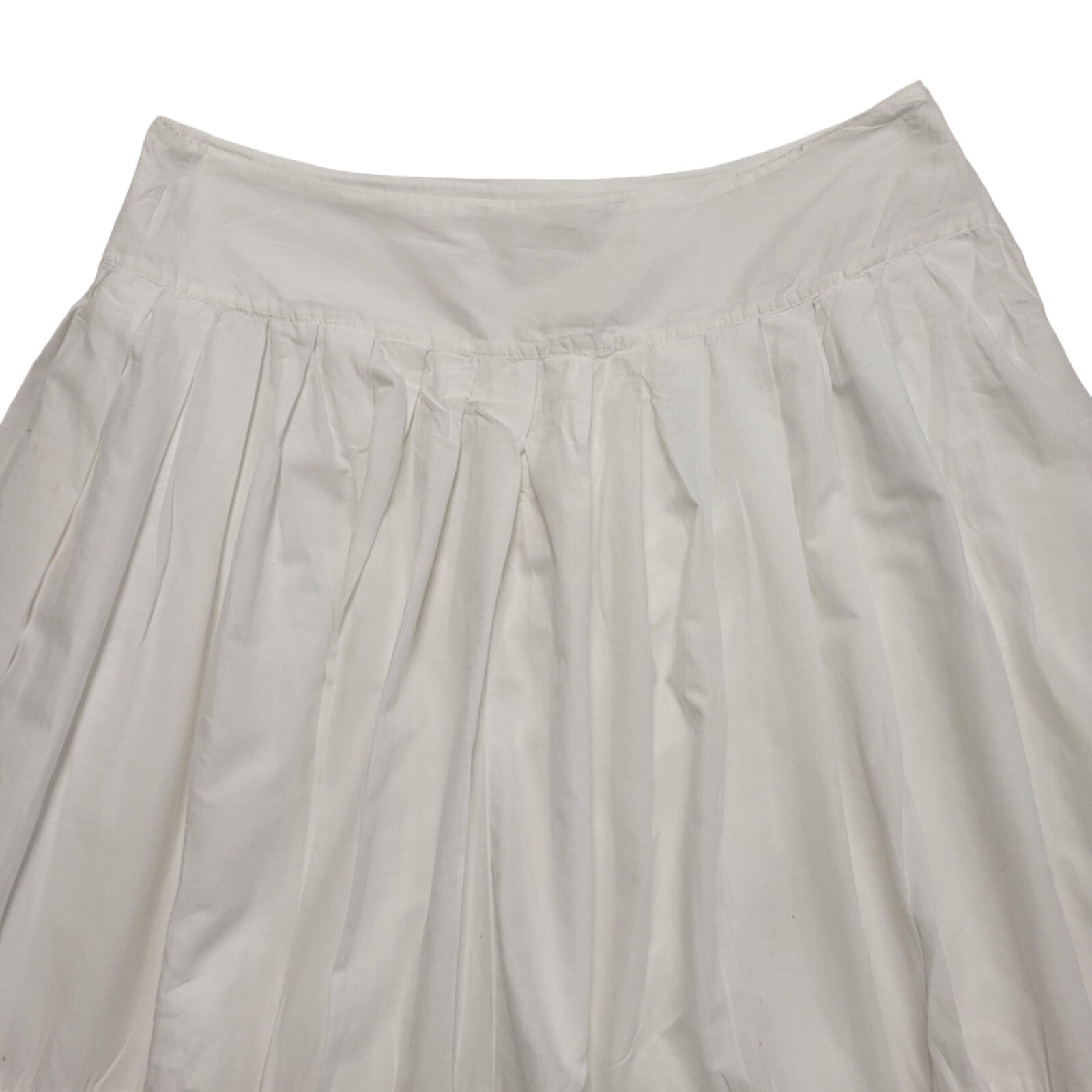 St John's Bay Vintage 90's White Short Pleated Skirt Uk Women's Size 12 W30