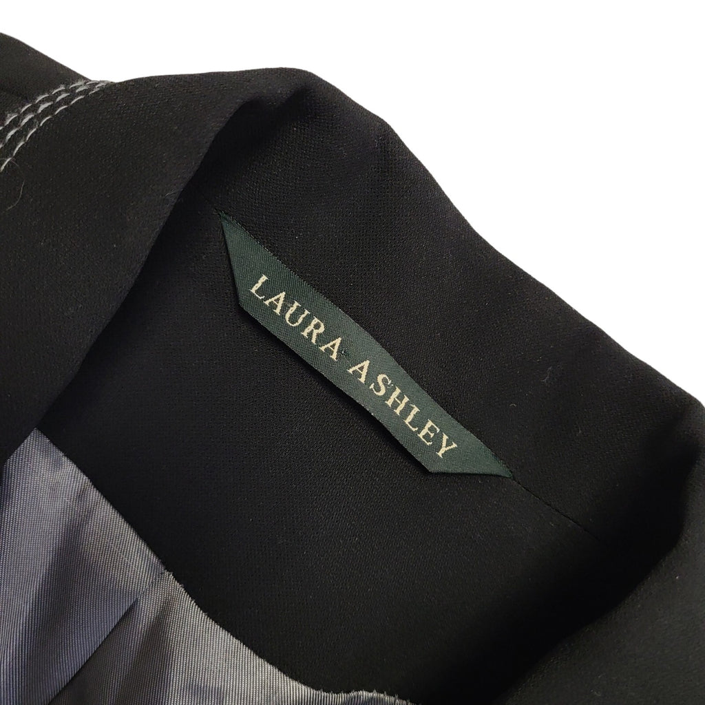 Laura Ashley Black Blazer Jacket Women's Size 14