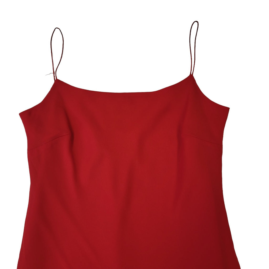 Yessica Vintage 90s Red Strappy Dress Uk Women's Size 16