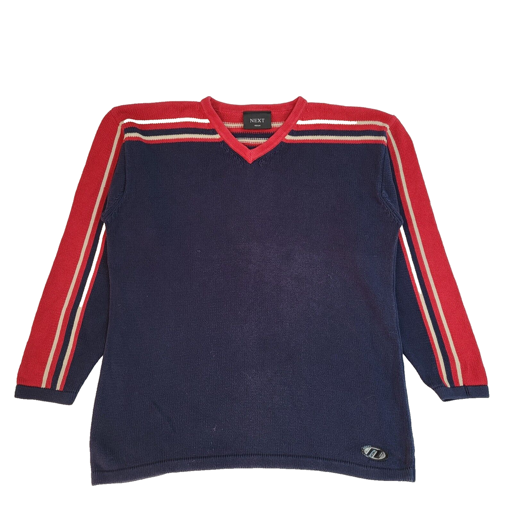 Next Vintage 90's Blue & Red Jumper UK Men's Size Medium