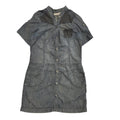 DKNY Jeans Denim Blue Button Up Short Sleeve Dress Womens Size XL