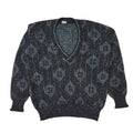 Jufi 80s Vintage V-Neck Jumper Men's Size Large