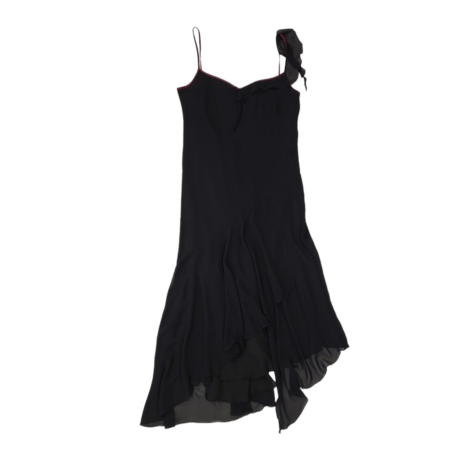 Etam Vintage 90s Black Sleeveless Dress Uk Women's Size 16