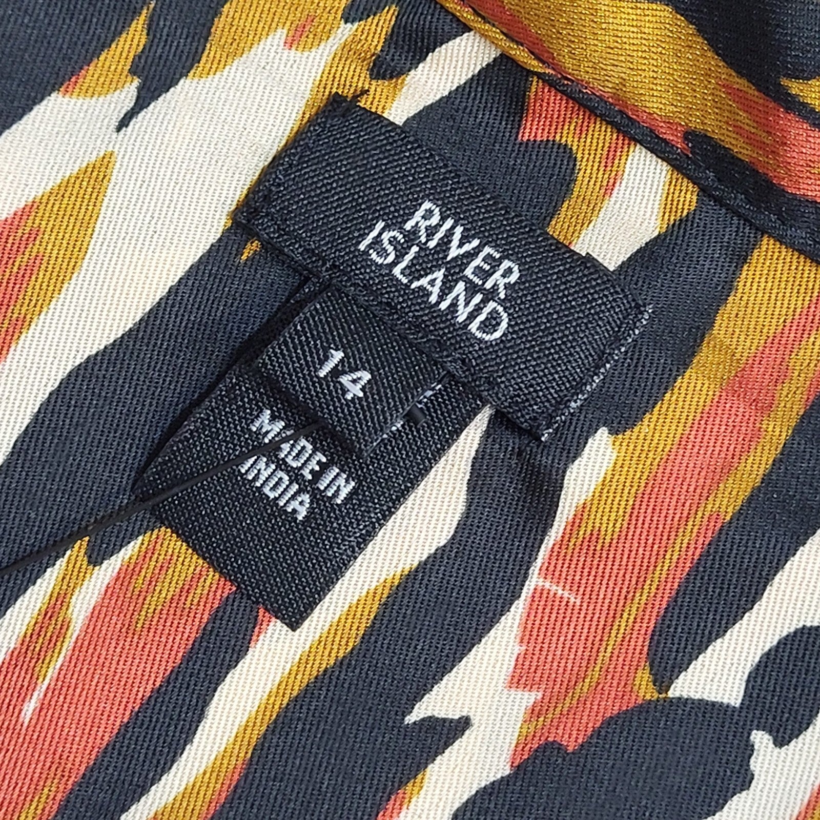 River Island Multicoloured Long Sleeve Wrap Dress BNWT Women's UK Size 14