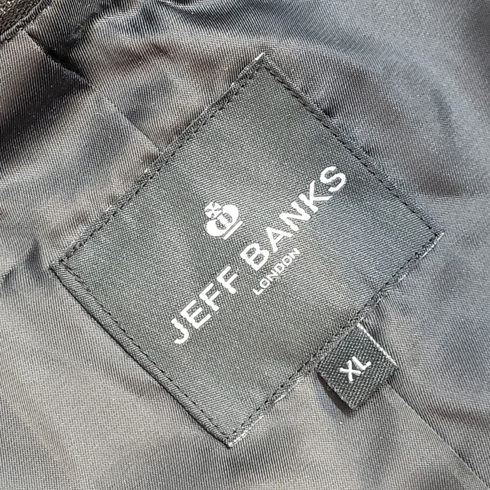Jeff Banks Vintage Y2k Grey Wool Button Overcoat Uk Men's Size XL