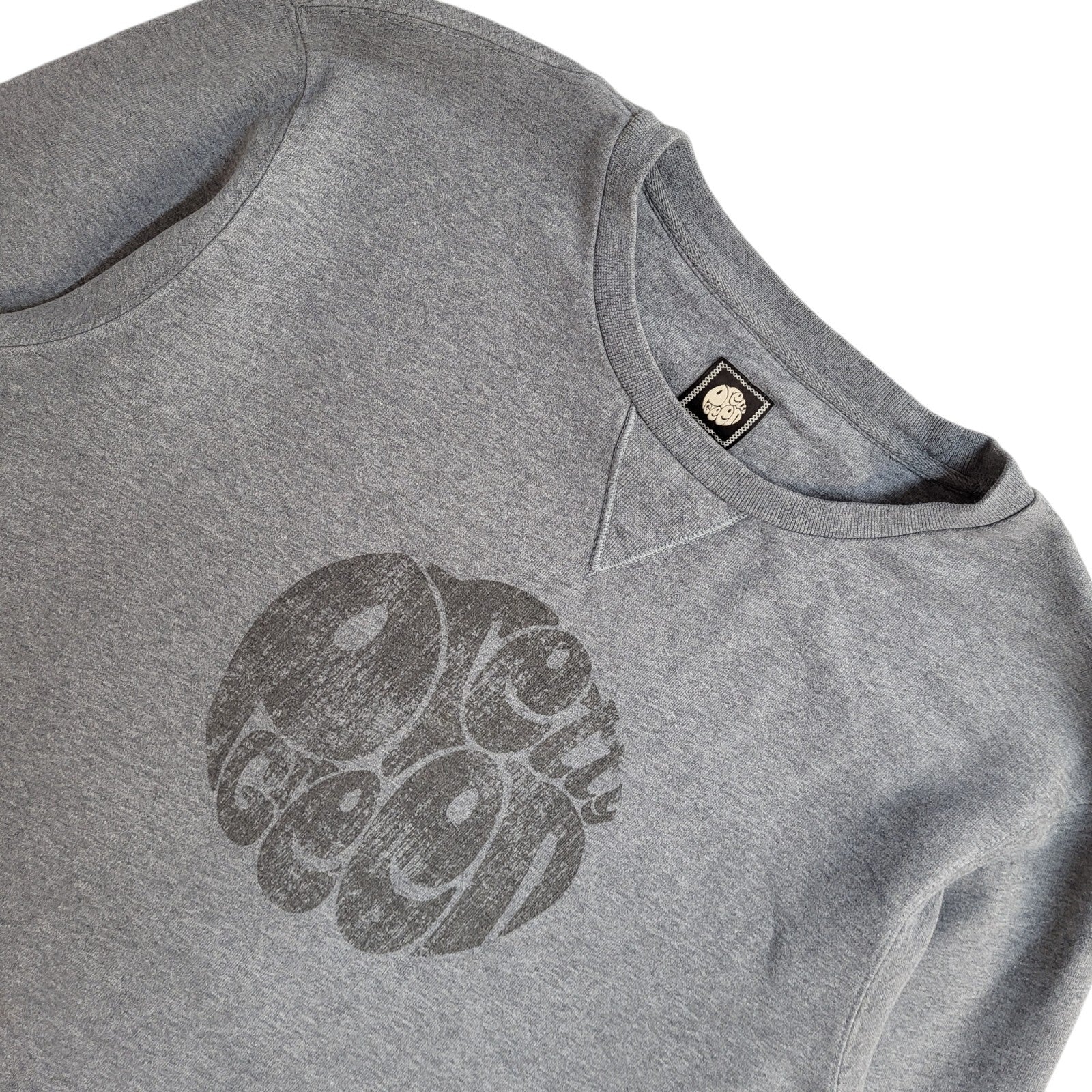 Pretty Green Grey Long Sleeve Modern Sweatshirt UK Men's Size M