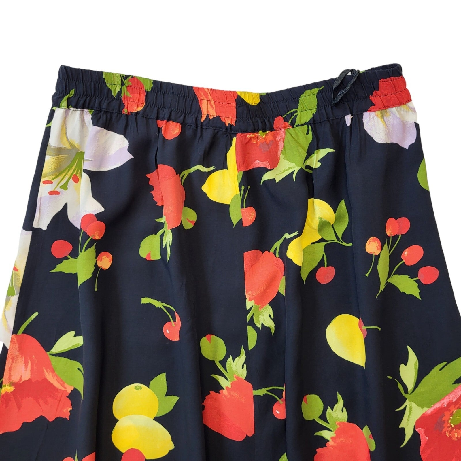 80's Vintage Styled By Yorn Floral Skirt Women's Size 18 EU 46 W36
