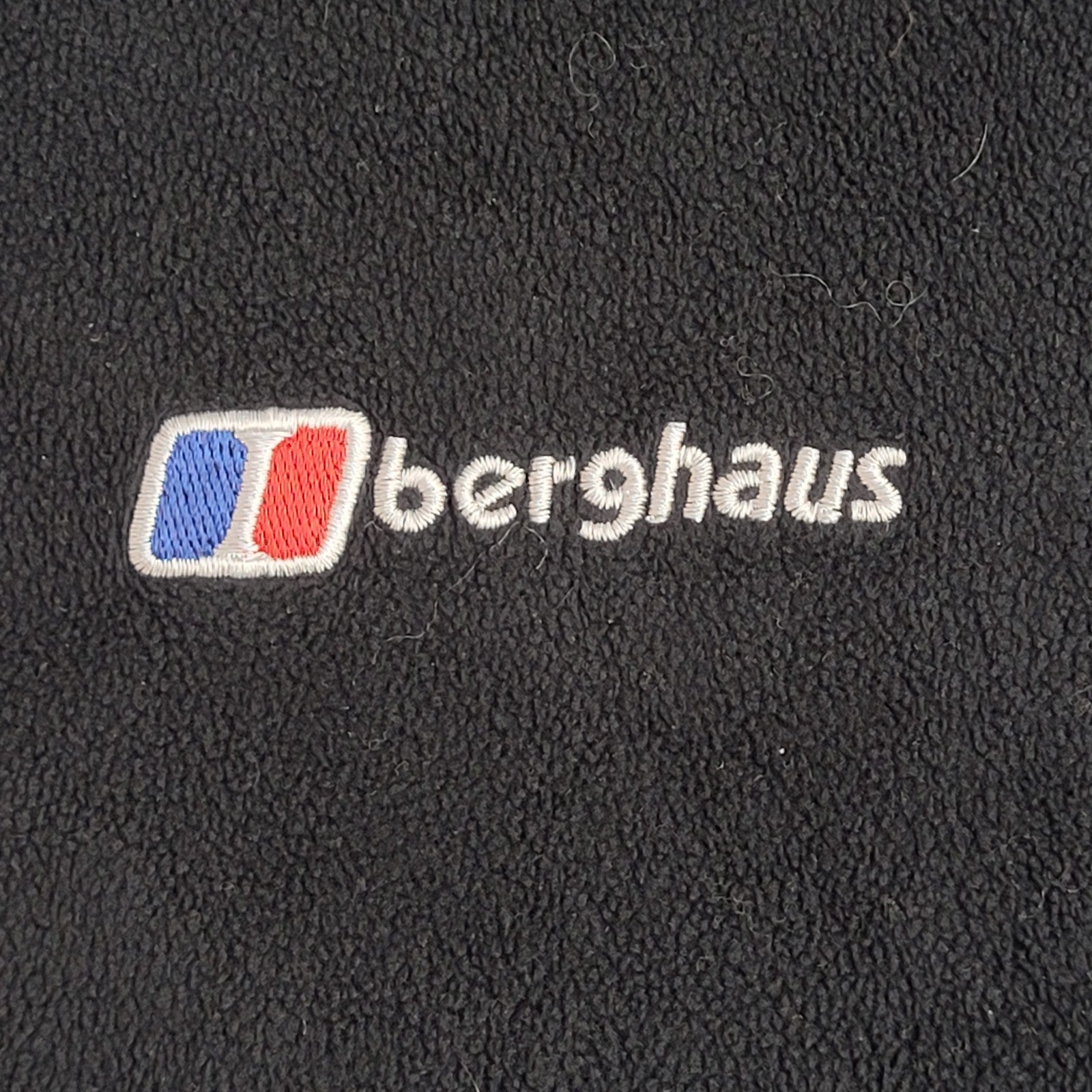 Berghaus Black Vintage Y2K Full Zip Fleece Jacket Uk Women's Size 10