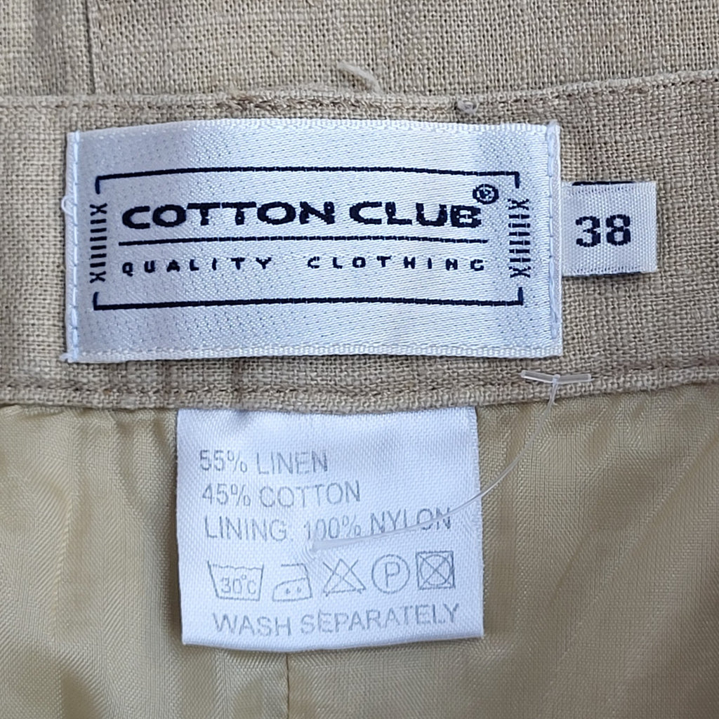 Cotton Club 70s Maxi Skirt Vintager Khaki Buttoned Skirt Women's Size M 10 W28