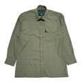 Country Classics Vintage 90's Green Checked Long Sleeve Shirt Mens UK M