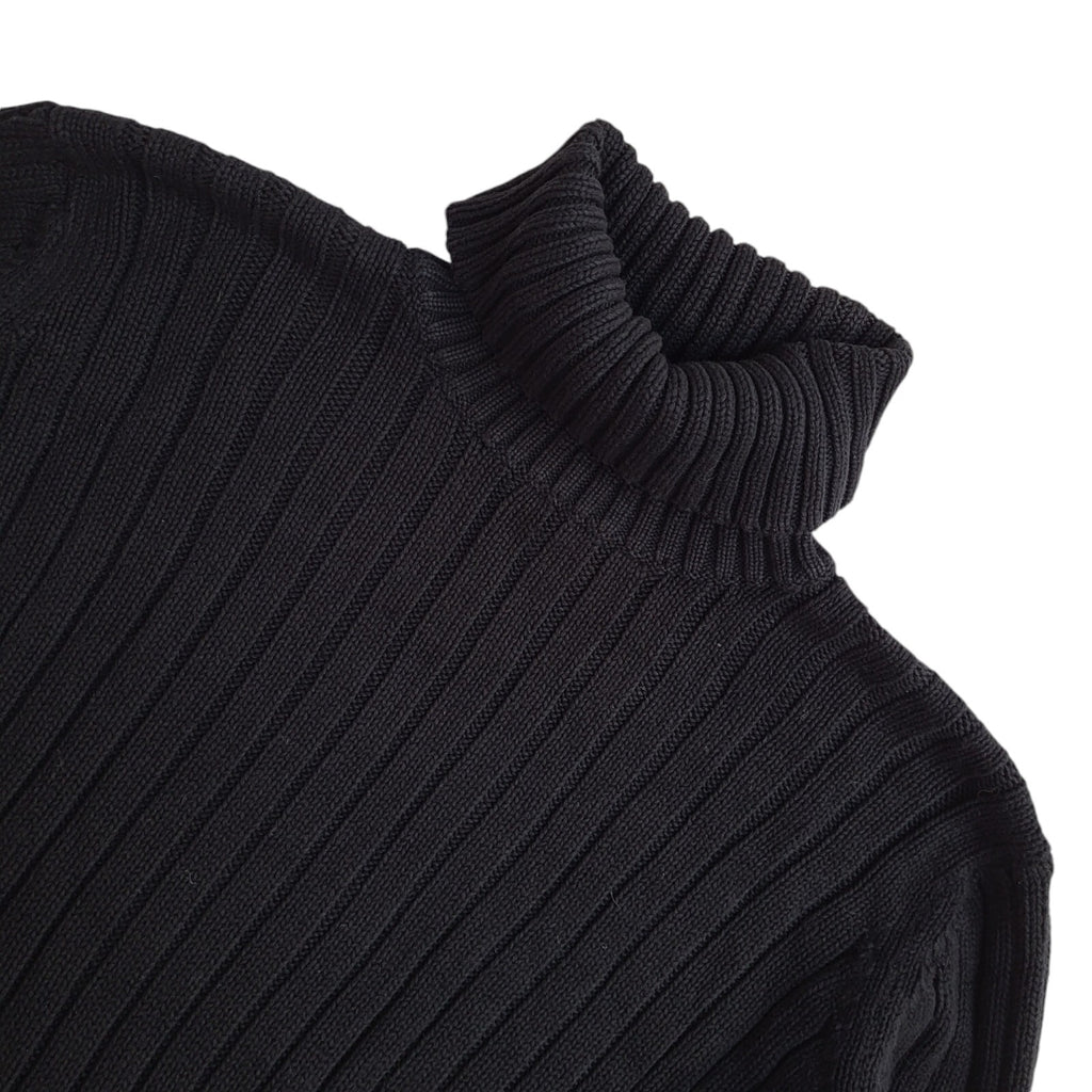 Marks and Spencer Roll Neck Black Vintage 90's Jumper UK Women's Size 18