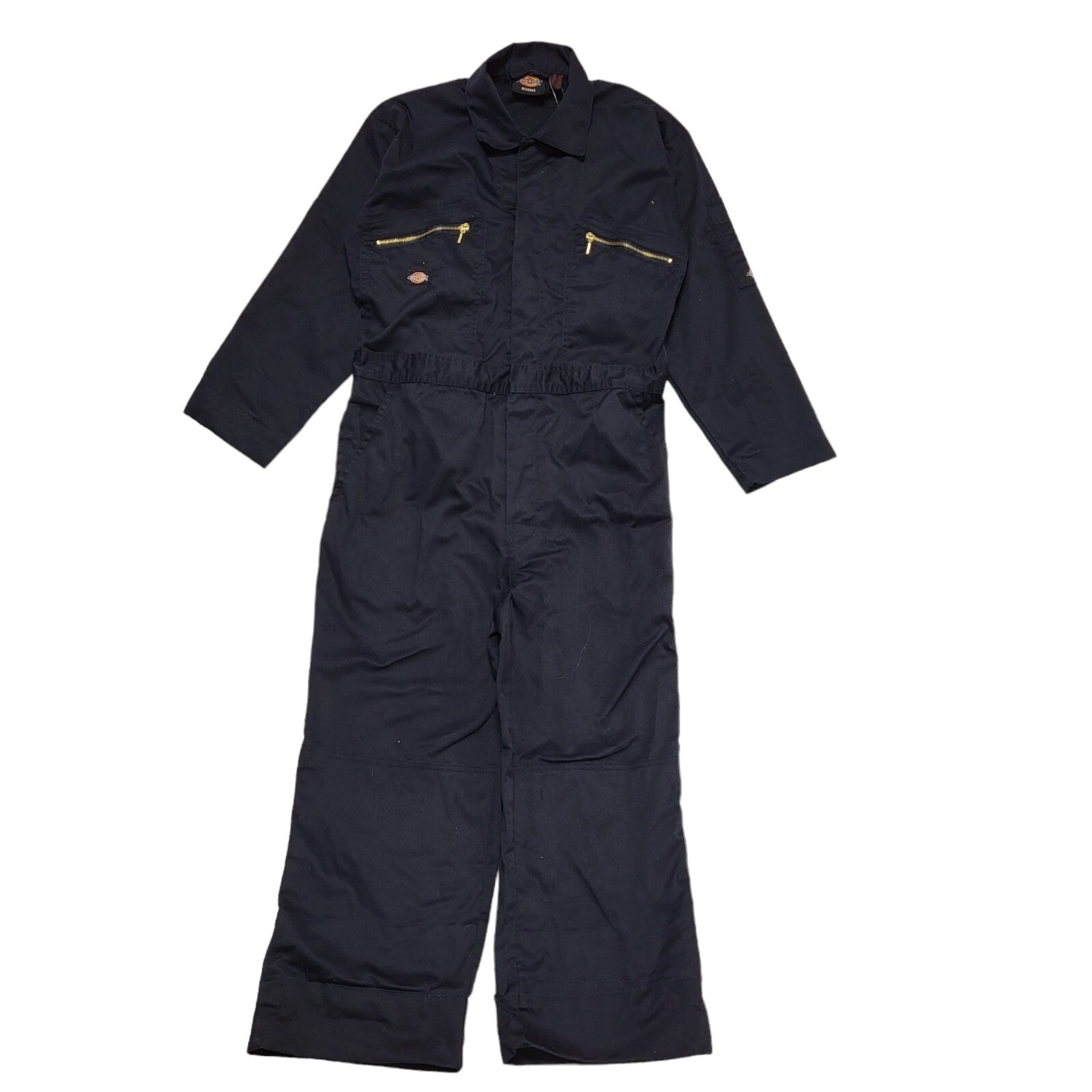 Dickies Navy Blue Long Sleeve Work Jumpsuit Uk Men's Size 3XL W40 L22.5