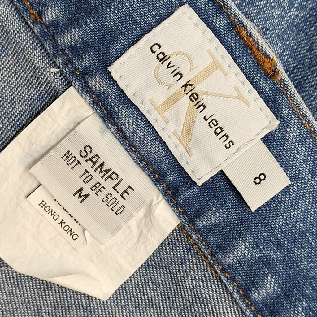 Calvin Klein 90s Mid Blue Bootcut Denim Jeans Uk Women's Size 8 W26 L32