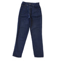 Etam 90s Vintage Dark Blue Tapered Denim Jeans Women's Size 10 W28 L30