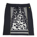 Betty Barday 90's Vintage Black Animal Print Skirt Uk Women's Size 14