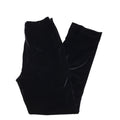 St Bernard 90s Vintage Black Velvet Straight Leg Trousers Women's 12 W30 L31