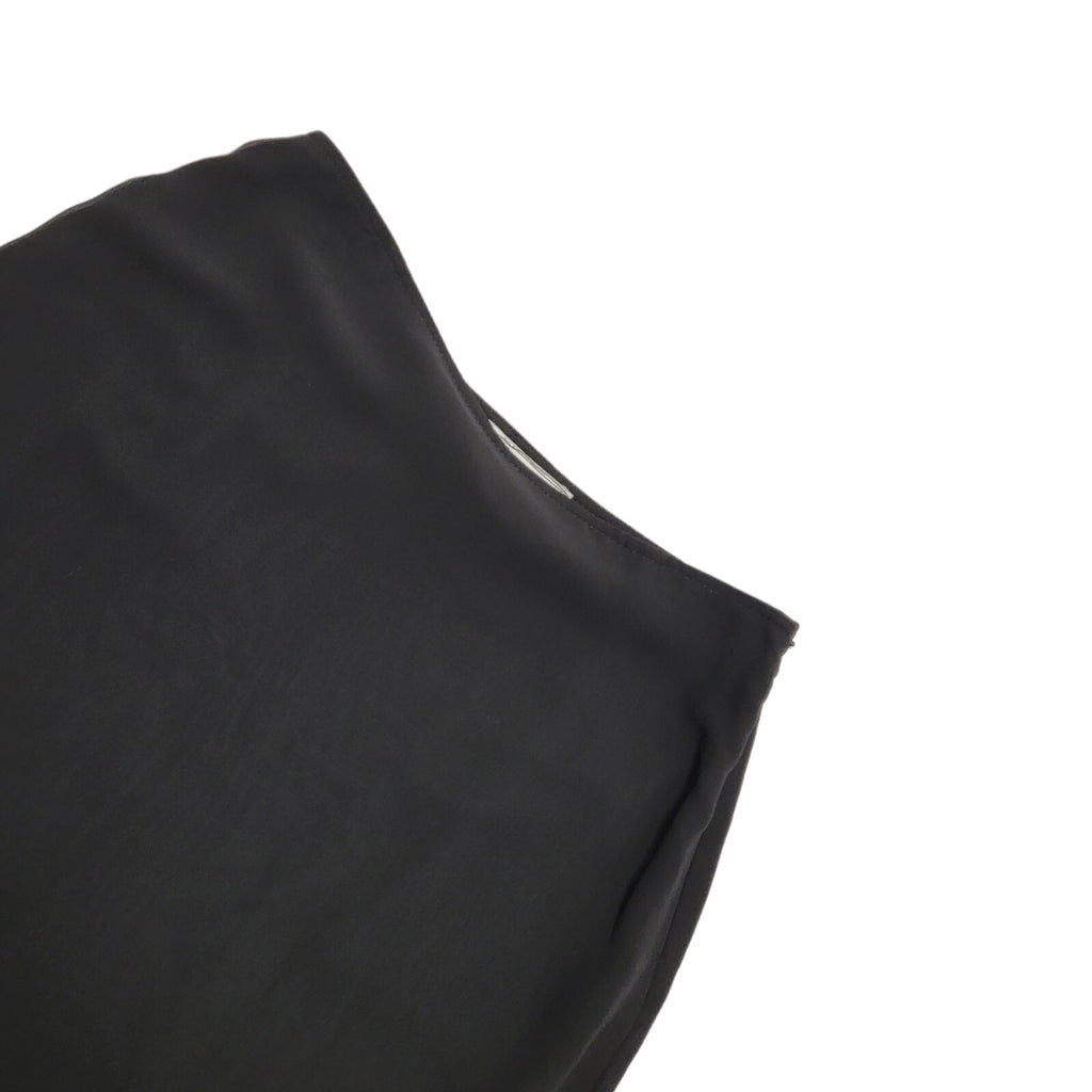 Ribhoff Vintage 80's Black High Low Midi Skirt Women's UK Size 10 W28