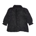 Vintage 90's Black Knitted Round Button Front Cardigan Womens UK Size 20