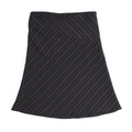 Jessica 90's Vintage Black Striped Straight Long Skirt Uk Women's Size 14 Bnwt