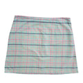Joie De Vivre Vintage 90's Blue & Pink Checked A-Line Skirt Womens UK 14 W32