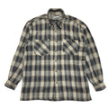 Hunter Scott 90s Vintage Blue & White Check Shirt Uk Men's Size Medium