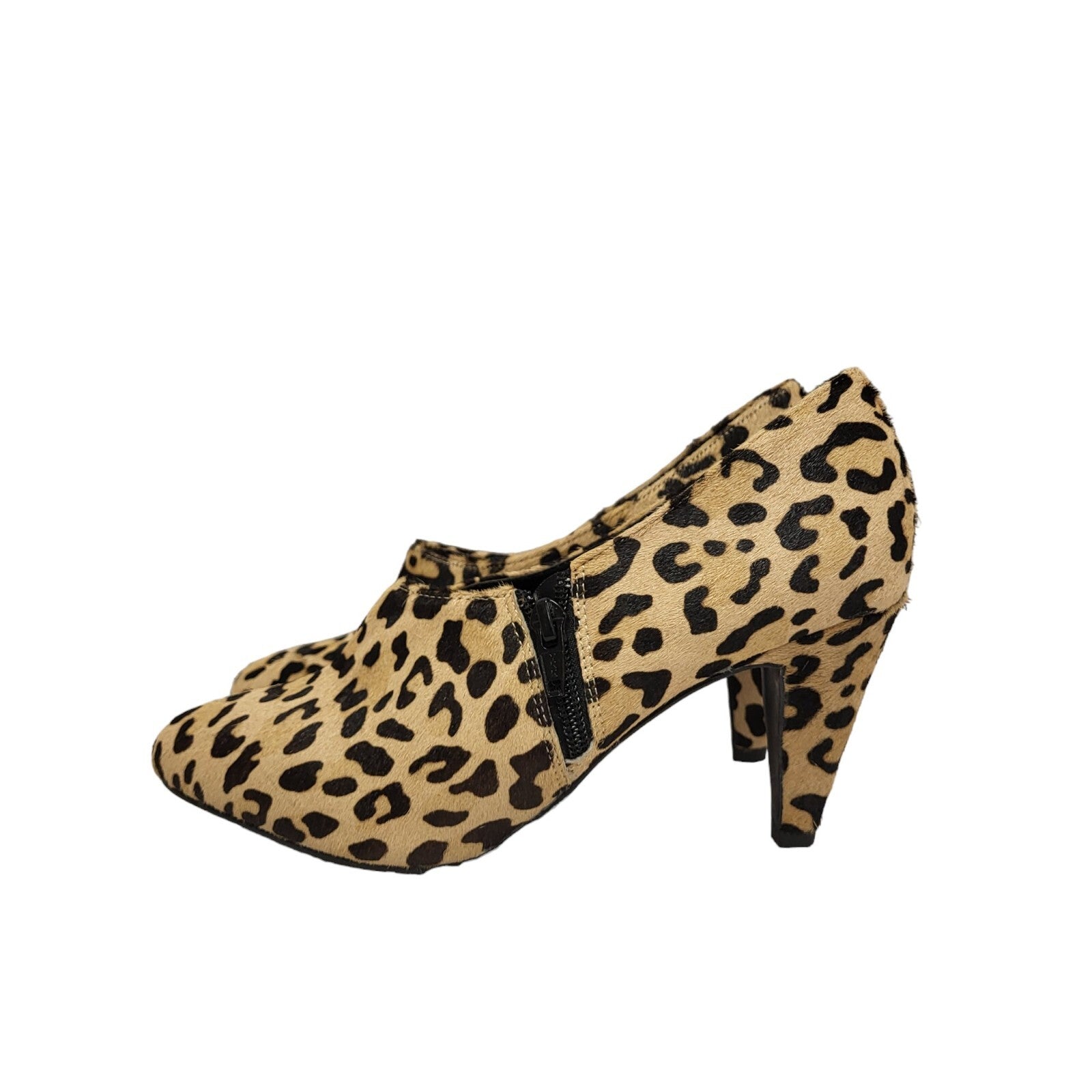 Office London Brown Animal Print Heels Shoes Uk Women's Size 5