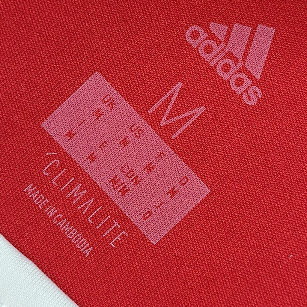 Adidas Climalite Red Modern Short Sleeve Sports T-Shirt BNWT Men's UK Size M