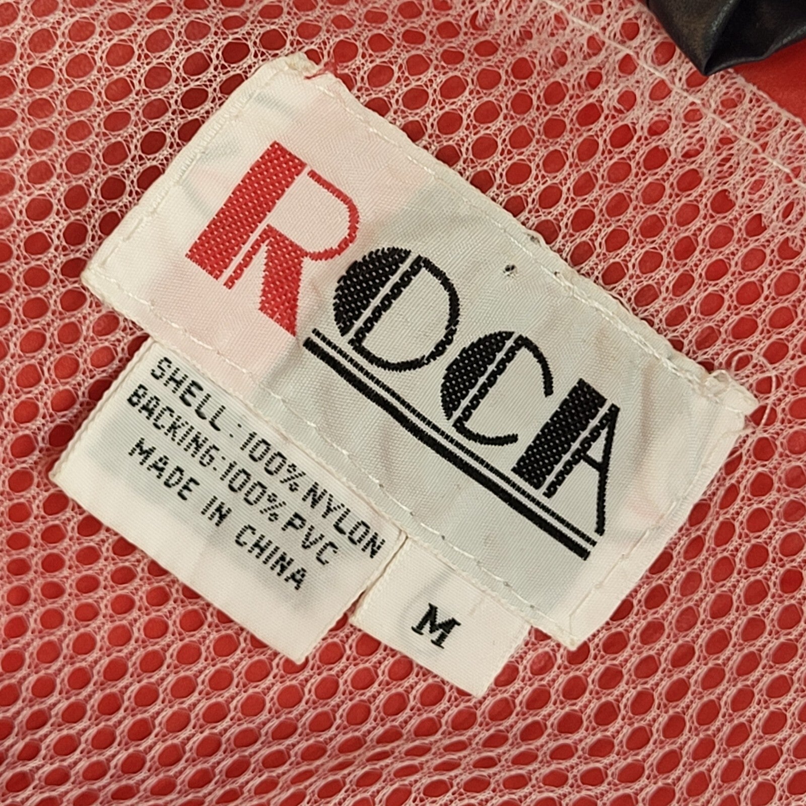 Roca Red & Blue 90s Pullover Windbreaker Jacket Uk Men's Size Medium