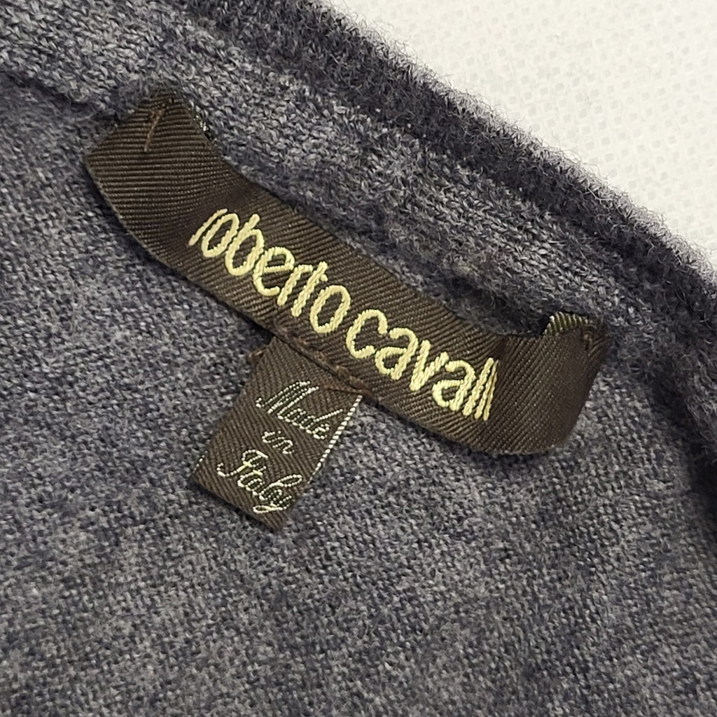 Roberto Cavalli Grey Round Neck Jumper Women's Size Small