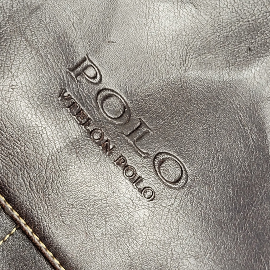 Telon Polo Brown Leather Hand Bag / Shoulder Bag Uk Women's 13.5" x 14.5"