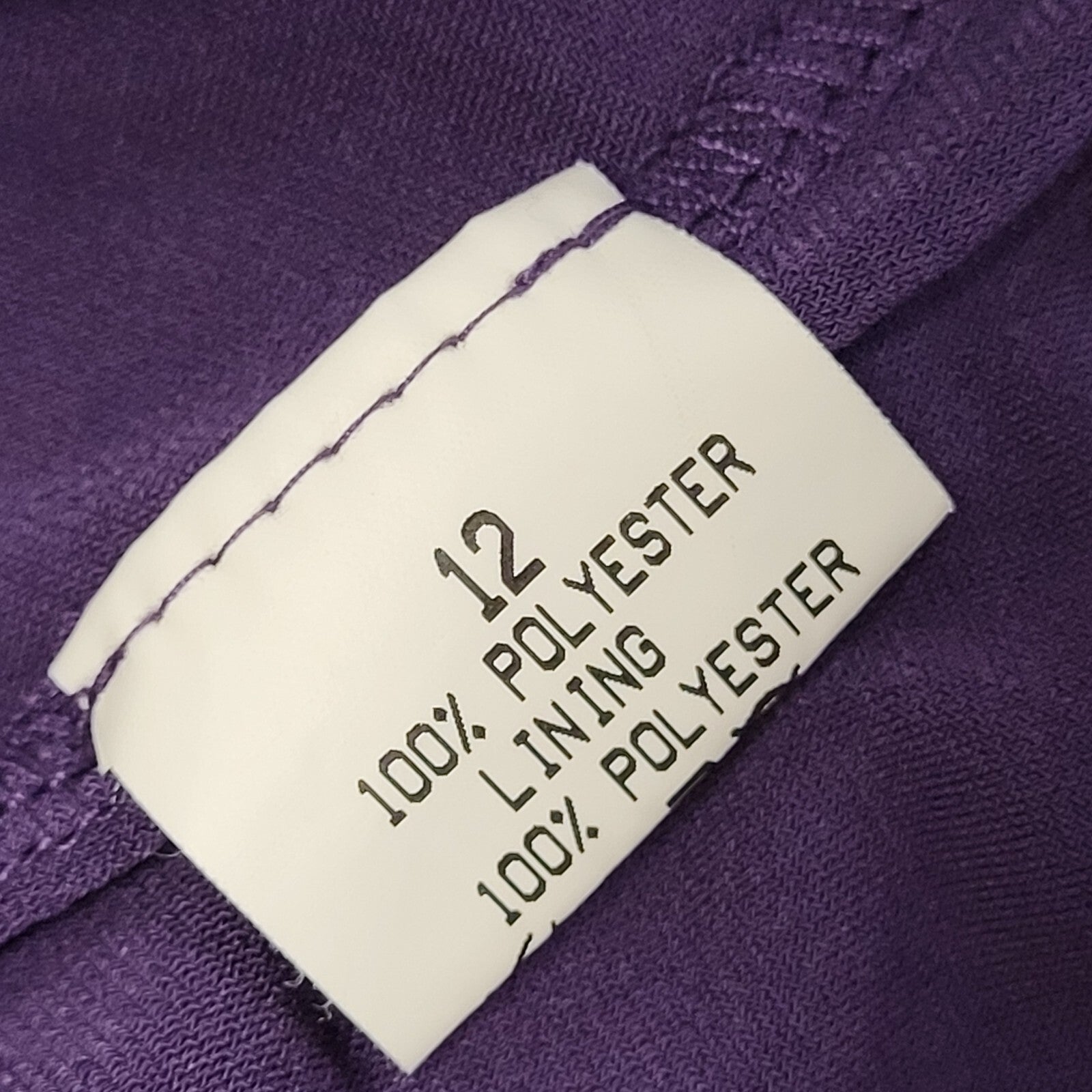 West One Next Vintage 90s Purple Dress Uk Women's Size 12 W30
