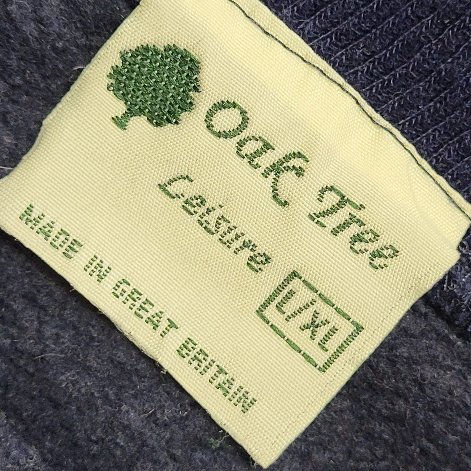 Oak Tree Vintage 90's Blue Floral Cottage Core Sweatshirt Women's UK Size L/XL