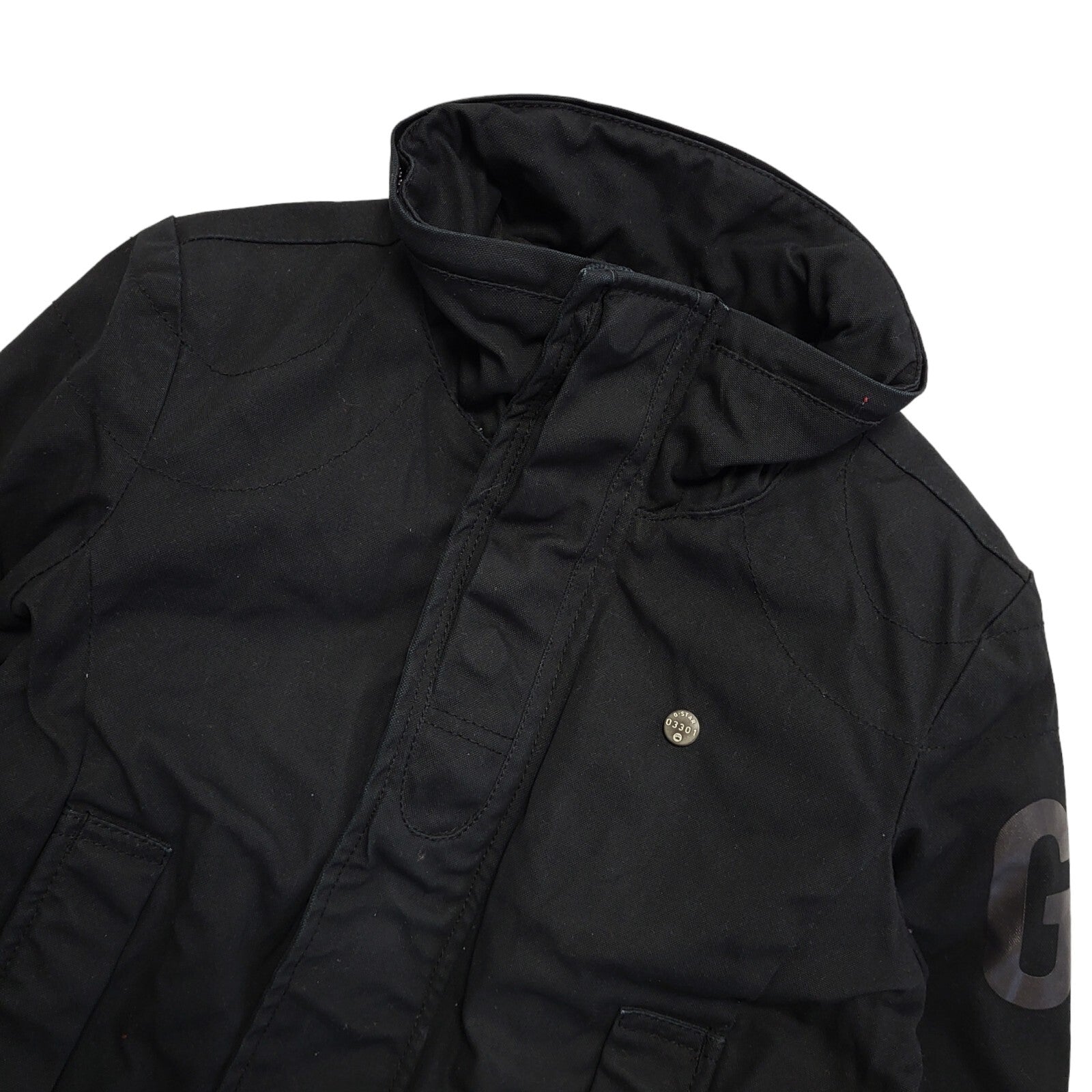 G-Star Y2K Black Zip & Snap Fasten Jacket Women's Size XS