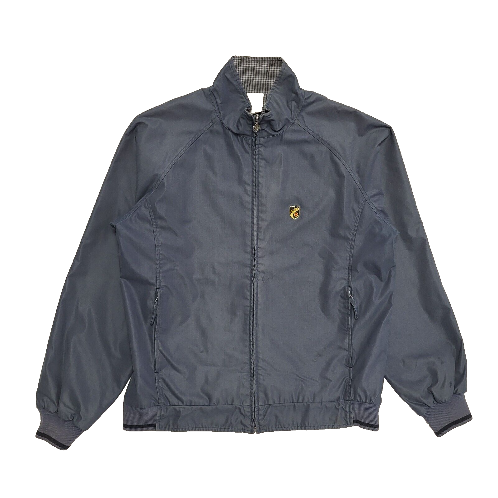 Nike Vintage 90's Blue Full Zip High Neck Jacket Mens UK Size L