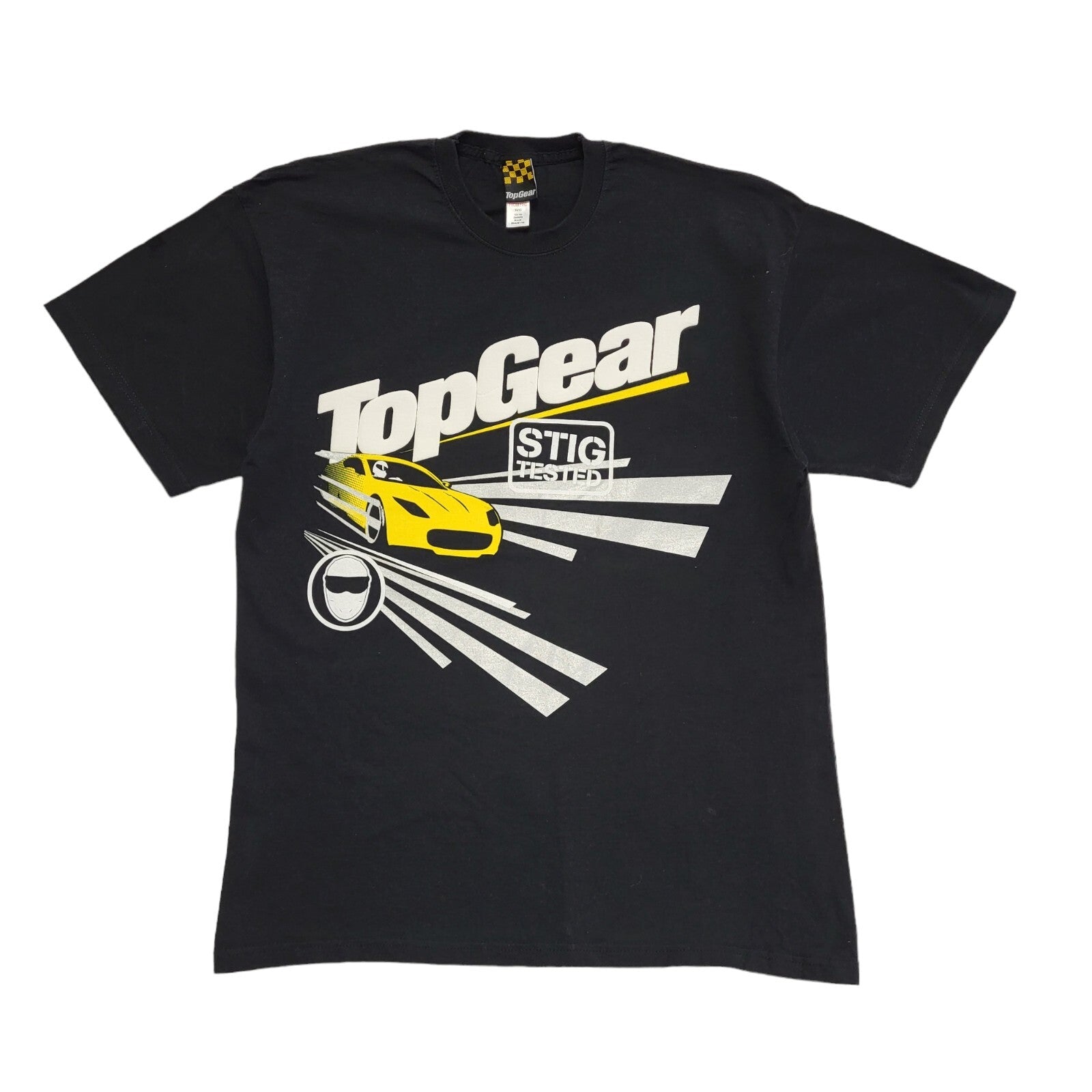 Cheeky Monkey Vintage Black Top Gear Short Sleeve T-Shirt Boys Age 15-16 Years