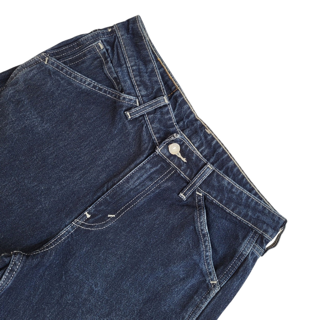 Levi's Jeans Dark Blue Tapered Leg Denim Uk Women's Size M W29 L26