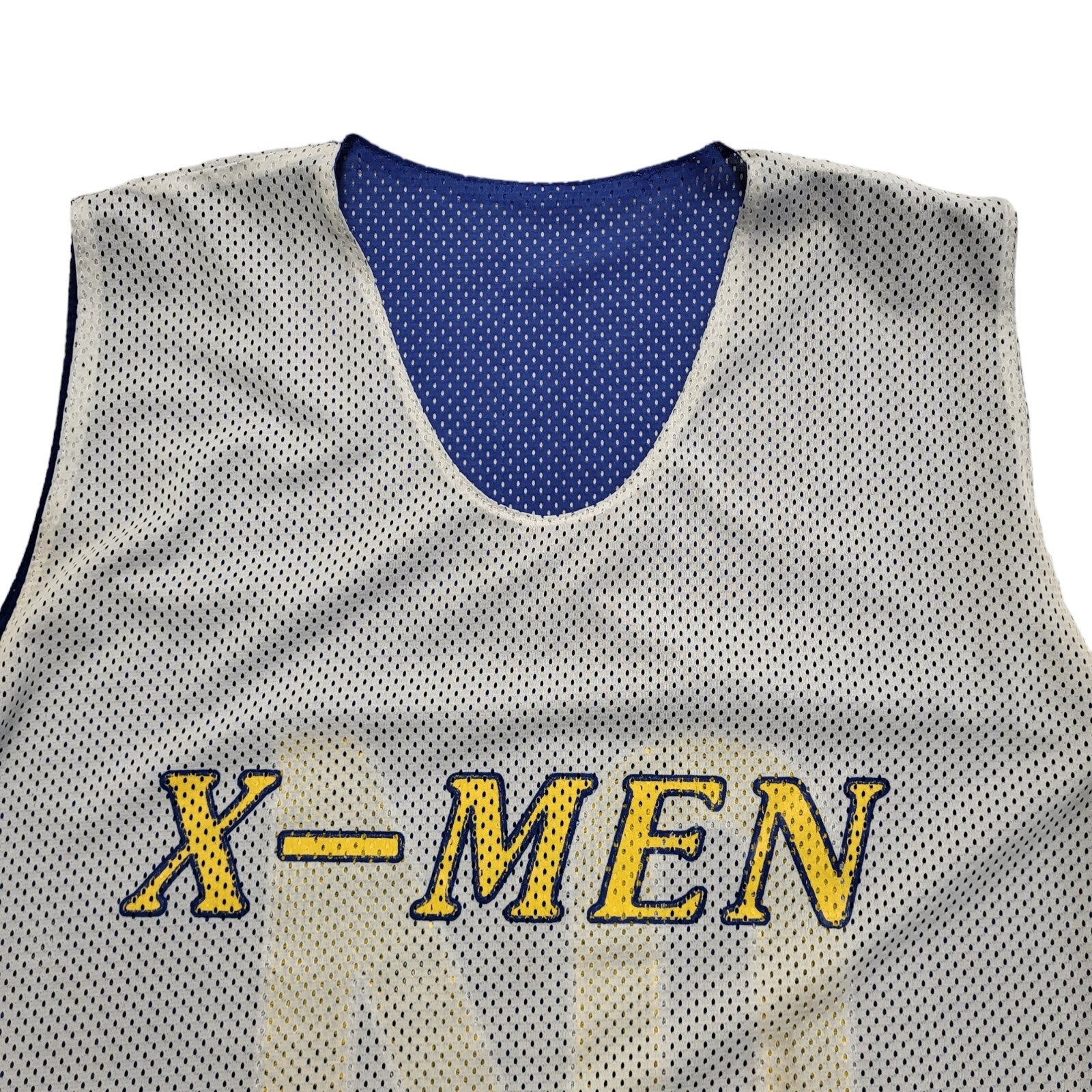 X-Men Vintage Y2K Blue Reversible No 04 Vest Top Men's Size M