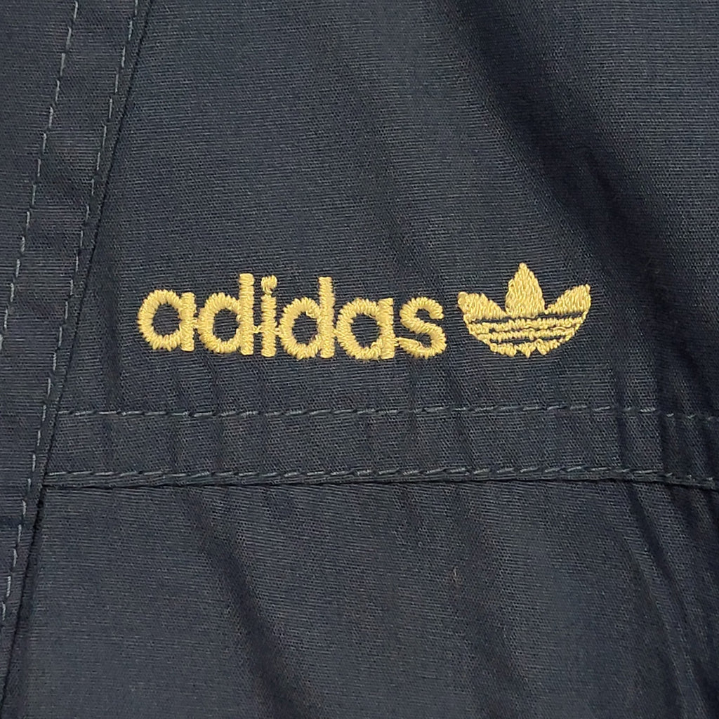 Adidas Dark Blue 90s Vintage Zipped Jacket Uk Women's Size 10