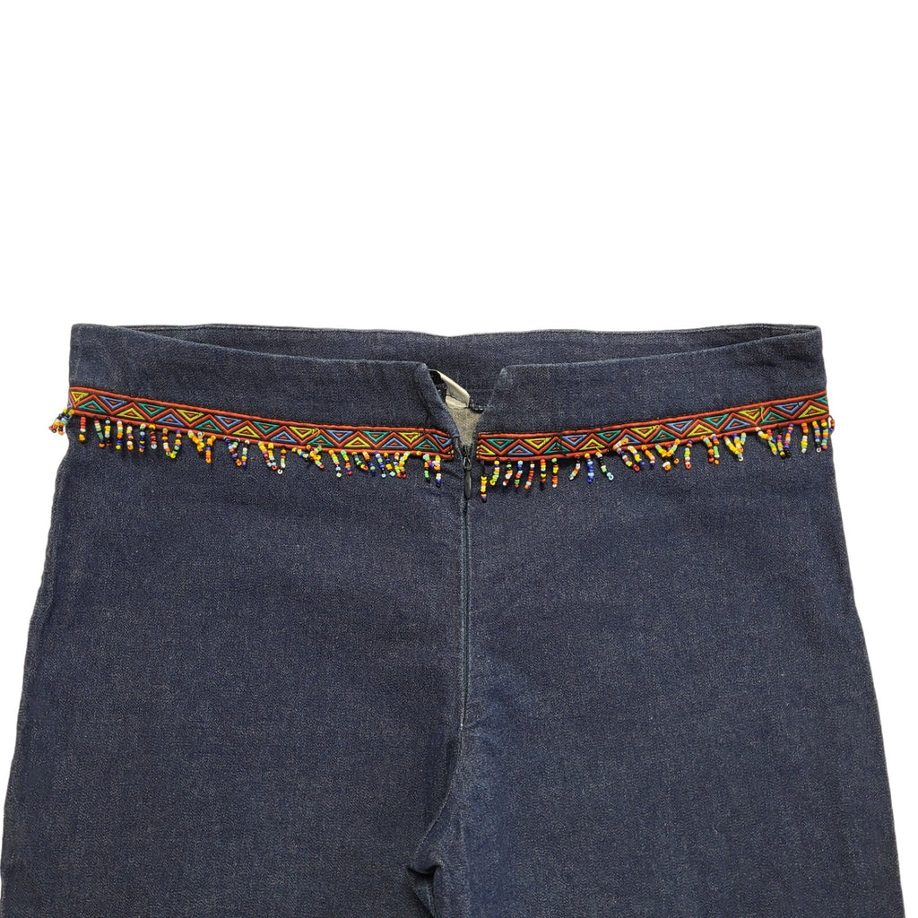 Ozone 90s Vintage Dark Blue Straight Leg Denim Jeans Uk Women's 12 W30 L26