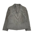 St Michael Vintage 90s Grey Solid Blazer Jacket Womens Size 16