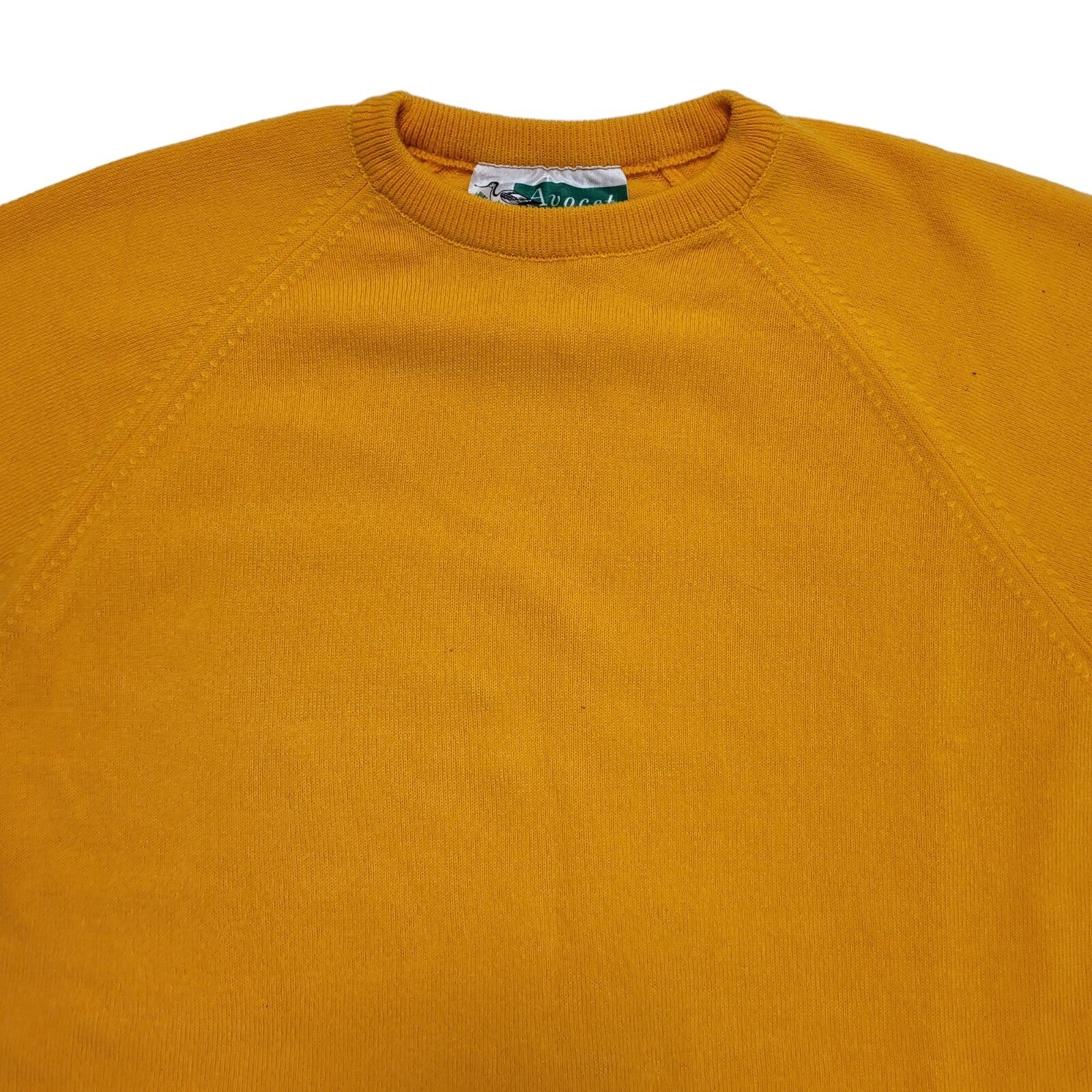 Aocet Vintage 80s Orange Round Neck T Shirt Uk Women's Size 10