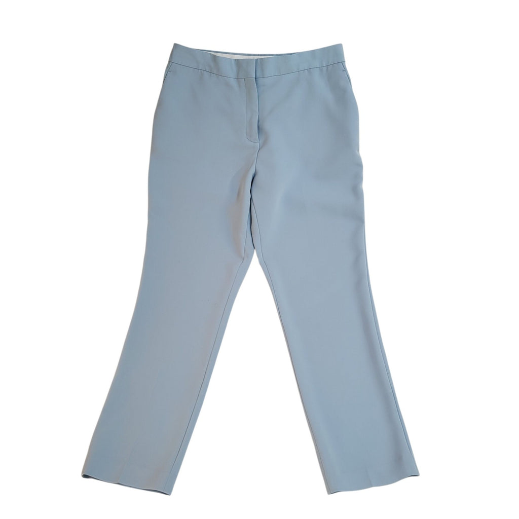 Reiss Dress Trousers Blue Tapered Leg Uk Women's XL 14 W32 L28 Bnwt