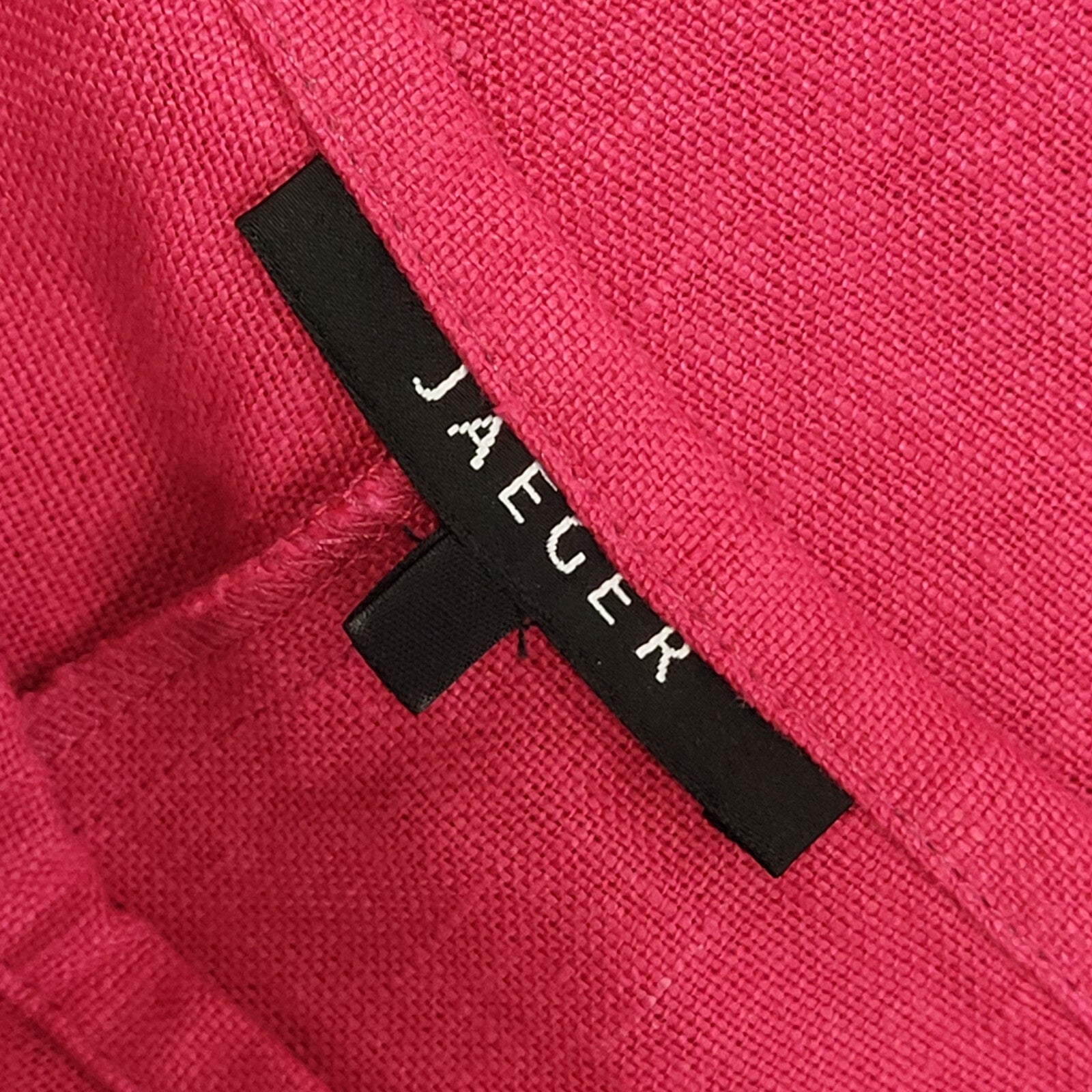 Jeager Vintage y2k Pink Straight Trousers Uk Women's Size 12 W30 L25