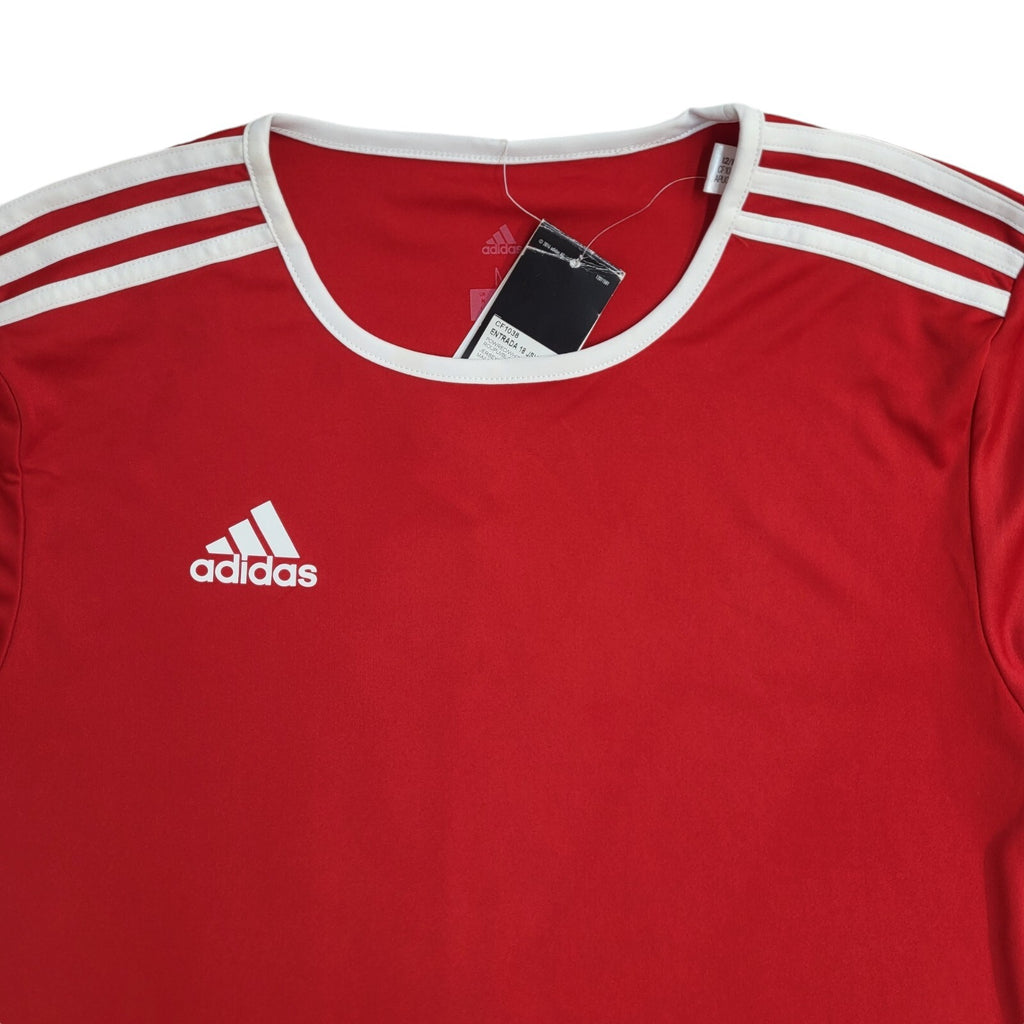 Adidas Climalite Red Modern Short Sleeve Sports T-Shirt BNWT Men's UK Size M