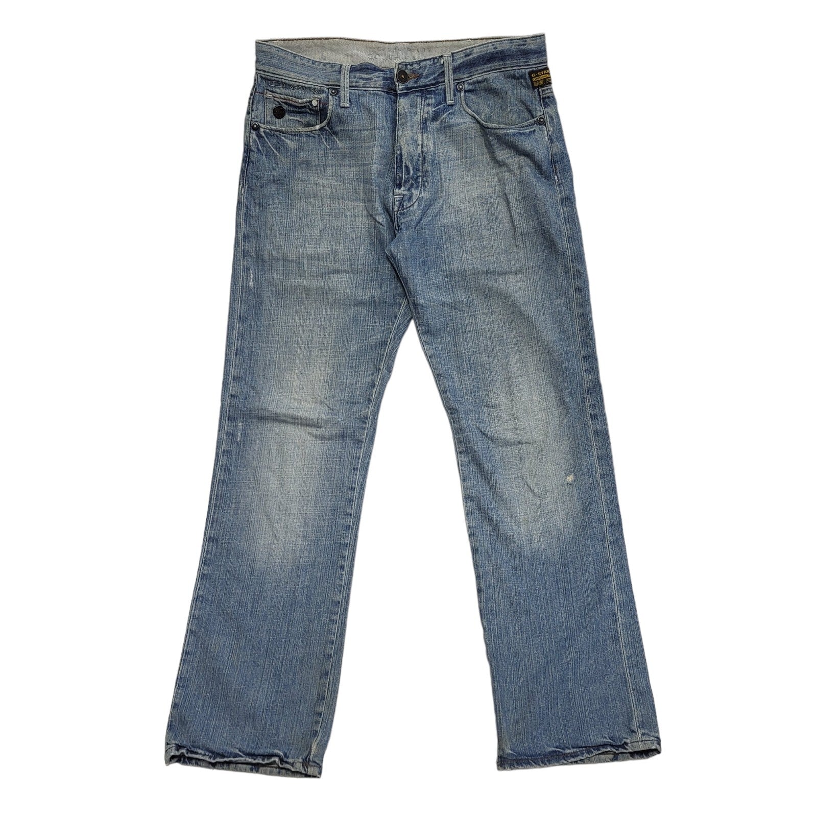 G-Star Vintage Y2K  Blue Straight Denim Jeans Uk Men's Size M W32 L32