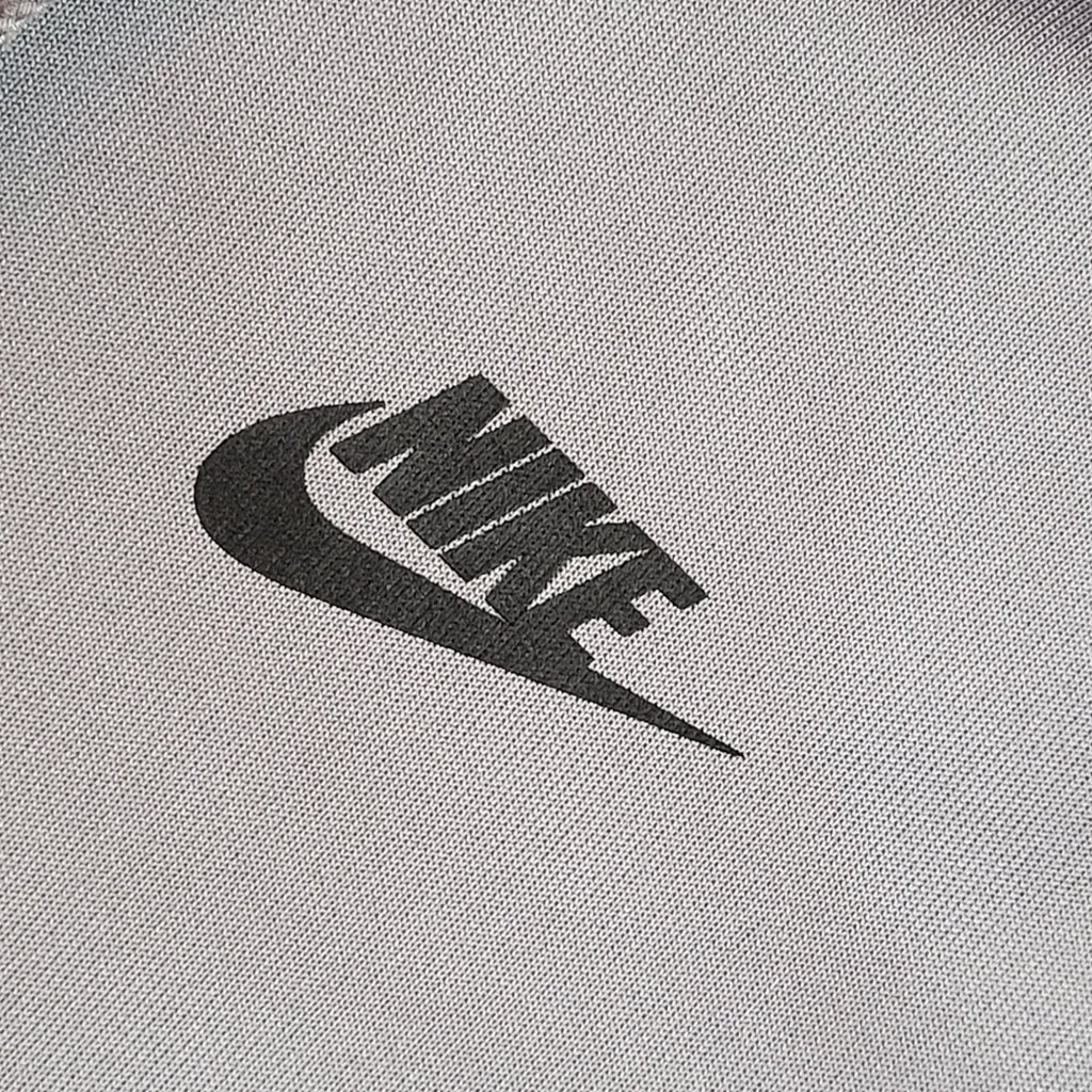 Nike Sports Hoodie Grey Full Zip Drawstring  Modern UK Men's Size M