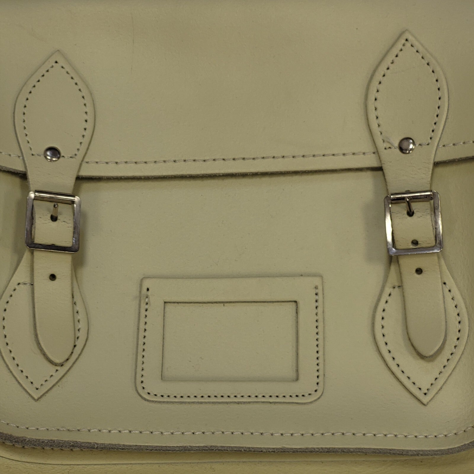 Zatchels Light Green Leather Pink Satchel Shoulder Bag Uk Women's 12" x 10"