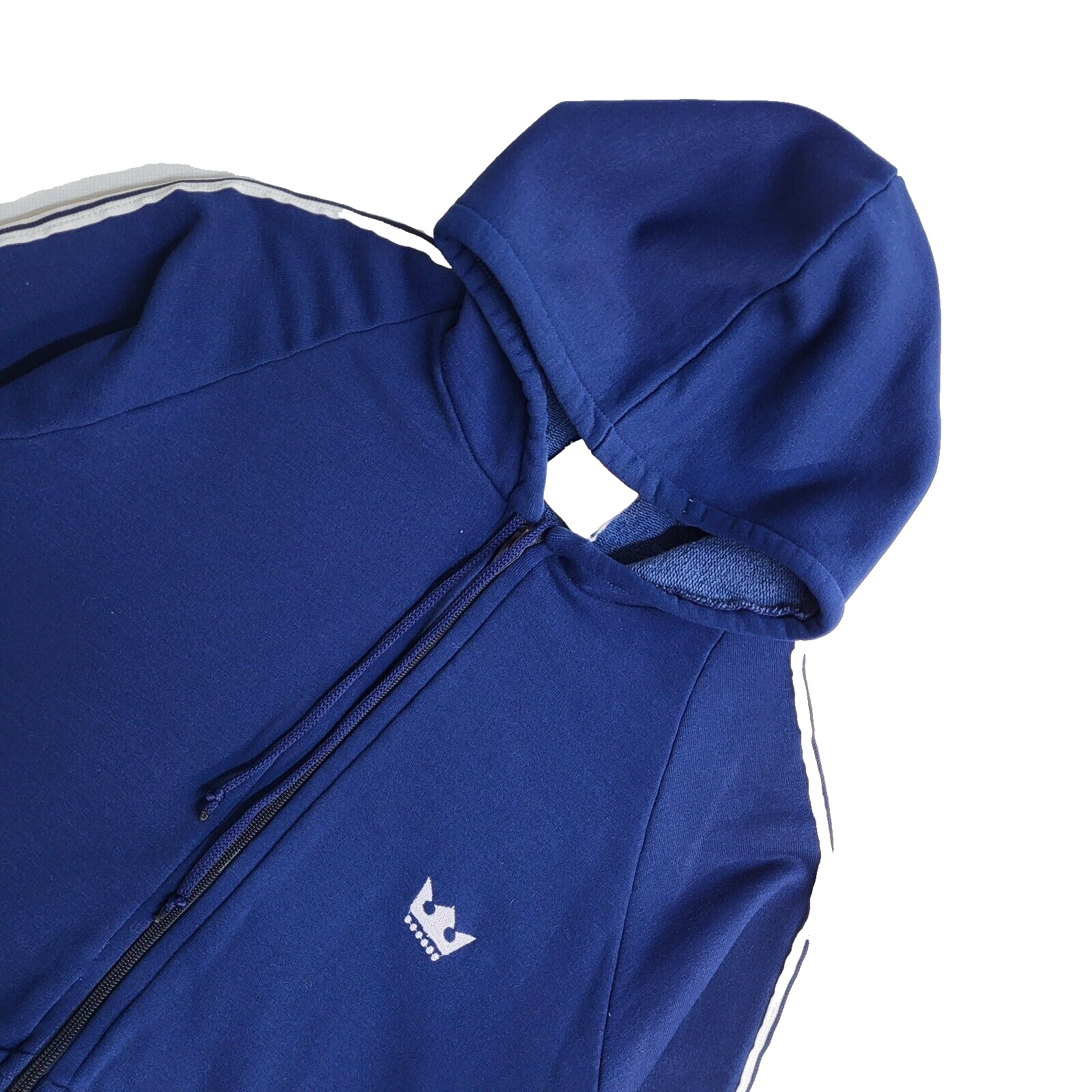 Utesome Blue Vintage Y2K  Full Zip Hoodie UK Boy's Size M