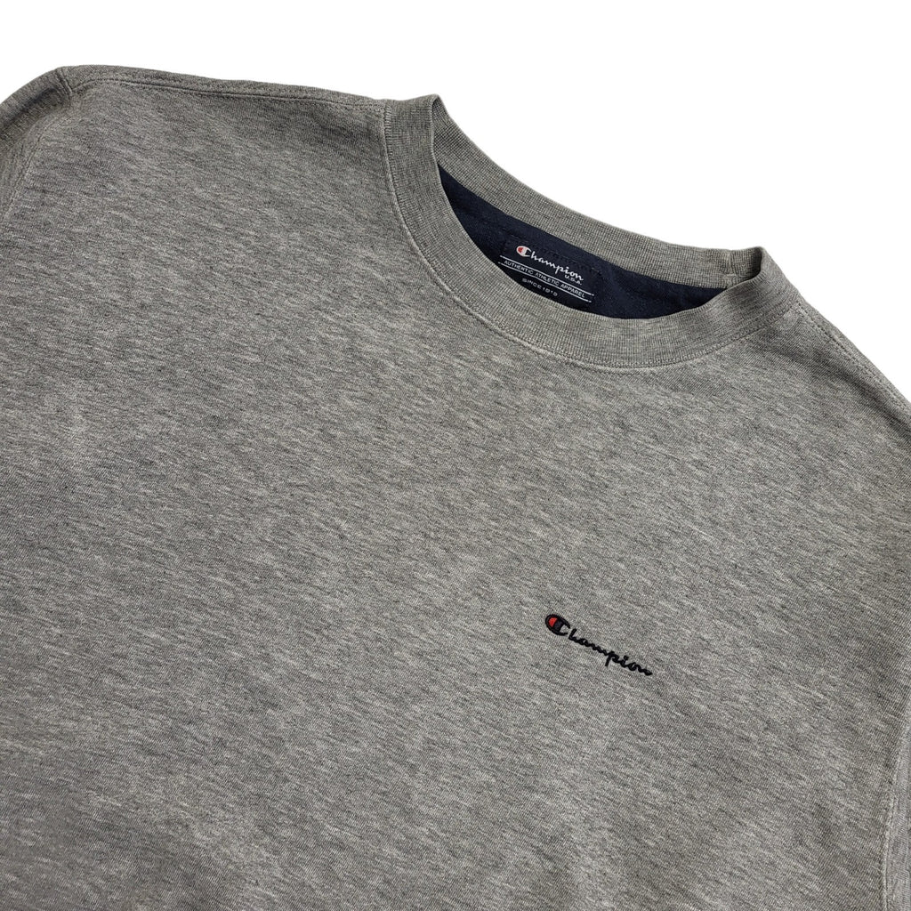 Champion 90's Sweatshirt Grey Crew Neck Mens UK Size XL